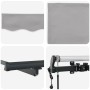 Toldo Retráctil Gris Claro 400 x 300 cm Tela y Aluminio en Toldos | Comprar online en Foru.es