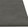 Paneles de pared 12 uds terciopelo gris oscuro 60x15 cm 1,08 m² de vidaXL, Recubrimiento de paredes - Ref: Foro24-343836, Pre...