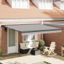 Toldo Gris Claro 400 x 300 x 165 cm Poliéster y Aluminio en Toldos | Comprar online en Foru.es