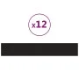 Wall panels 12 pcs black velvet 90x15 cm 1.62 m² by vidaXL, Wall covering - Ref: Foro24-343896, Price: 66,13 €, Discount: %