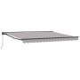 Toldo Retráctil Gris Claro 400 x 300 cm Poliéster y metal en Toldos | Comprar online en Foru.es