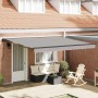 Toldo Retráctil Gris Claro 400 x 300 cm Poliéster y metal en Toldos | Comprar online en Foru.es