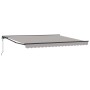 Toldo Retráctil Gris Claro 400 x 300 cm Poliéster y metal en Toldos | Comprar online en Foru.es