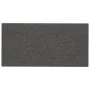 Paneles de pared 12 uds tela gris oscuro 30x15 cm 0,54 m² de vidaXL, Recubrimiento de paredes - Ref: Foro24-343762, Precio: 3...