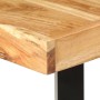 Mesa alta de cocina de madera maciza de acacia 180x70x107 cm en Mesas de comedor | Comprar online en Foru.es