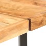 Mesa alta de cocina de madera maciza de acacia 180x70x107 cm en Mesas de comedor | Comprar online en Foru.es