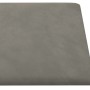 Paneles de pared 12 uds terciopelo gris claro 90x15 cm 1,62 m² de vidaXL, Recubrimiento de paredes - Ref: Foro24-343891, Prec...