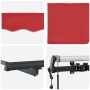 Toldo Retráctil Rojo 400 x 300 cm Tela y Aluminio en Toldos | Comprar online en Foru.es