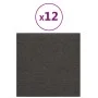 Wandpaneele 12 Stück dunkelgrauer Stoff 30x30 cm 1,08 m² von vidaXL, Wandverkleidung - Ref: Foro24-343790, Preis: 39,63 €, Ra...
