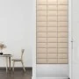 Paneles de pared 12 uds tela color crema 30x15 cm 0,54 m² by vidaXL, Wall covering - Ref: Foro24-343760, Price: 27,12 €, Disc...