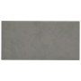 Paneles de pared 12 uds terciopelo gris claro 30x15 cm 0,54 m² de vidaXL, Recubrimiento de paredes - Ref: Foro24-343779, Prec...