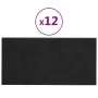 Wandpaneele 12 Stück schwarzer Samt 30x15 cm 0,54 m² von vidaXL, Wandverkleidung - Ref: Foro24-343784, Preis: 30,77 €, Rabatt: %