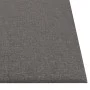 Paneles de pared 12 uds tela gris claro 30x30 cm 1,08 m² de vidaXL, Recubrimiento de paredes - Ref: Foro24-343789, Precio: 45...