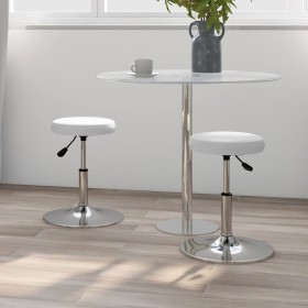 Sillas de comedor 2 unidades cuero sintético blanco en Sillas de comedor | Comprar online en Foru.es