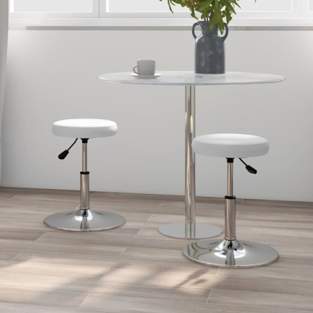 Sillas de comedor 2 unidades cuero sintético blanco en Sillas de comedor | Comprar online en Foru.es