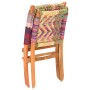 Silla chindi plegable de tela multicolor en Sillones | Comprar online en Foru.es