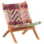 Silla chindi plegable de tela multicolor en Sillones | Comprar online en Foru.es