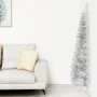 Medio árbol de Navidad artificial con soporte plateado 240 cm de vidaXL, Arboles de navidad - Ref: Foro24-344598, Precio: 20,...