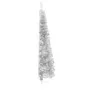 Medio árbol de Navidad artificial con soporte plateado 240 cm de vidaXL, Arboles de navidad - Ref: Foro24-344598, Precio: 20,...