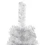 Medio árbol de Navidad artificial con soporte plateado 240 cm de vidaXL, Arboles de navidad - Ref: Foro24-344598, Precio: 20,...