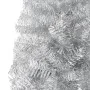 Medio árbol de Navidad artificial con soporte plateado 240 cm de vidaXL, Arboles de navidad - Ref: Foro24-344598, Precio: 20,...