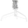 Medio árbol de Navidad artificial con soporte plateado 240 cm de vidaXL, Arboles de navidad - Ref: Foro24-344598, Precio: 20,...