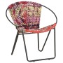 Silla circular chindi de tela multicolor en Sillones | Comprar online en Foru.es