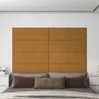 Paneles de pared 12 uds terciopelo marrón 90x30 cm 3,24 m² de vidaXL, Recubrimiento de paredes - Ref: Foro24-343926, Precio: ...