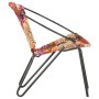 Silla circular chindi de tela multicolor en Sillones | Comprar online en Foru.es