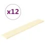 Paneles de pared 12 uds cuero sintético crema 90x15 cm 1,62 m² by vidaXL, Wall covering - Ref: Foro24-343996, Price: 34,17 €,...