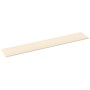 Paneles de pared 12 uds terciopelo color crema 90x15 cm 1,62 m² de vidaXL, Recubrimiento de paredes - Ref: Foro24-343899, Pre...