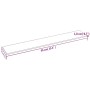 Paneles de pared 12 uds terciopelo color crema 90x15 cm 1,62 m² de vidaXL, Recubrimiento de paredes - Ref: Foro24-343899, Pre...
