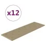 Wall panels 12 pcs cappuccino synthetic leather 90x30 cm 3.24 m² by vidaXL, Wall covering - Ref: Foro24-344006, Price: 75,58 ...