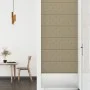 Wall panels 12 pcs cappuccino synthetic leather 90x30 cm 3.24 m² by vidaXL, Wall covering - Ref: Foro24-344006, Price: 75,58 ...