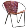 Silla circular chindi de tela multicolor en Sillones | Comprar online en Foru.es