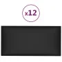 Wandpaneele 12 Stück schwarzes Kunstleder 30x15 cm 0,54 m² von vidaXL, Wandverkleidung - Ref: Foro24-343771, Preis: 32,78 €, ...