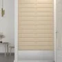 Wall panels 12 pcs cream fabric 60x15 cm 1.08 m² by vidaXL, Wall covering - Ref: Foro24-343816, Price: 45,11 €, Discount: %