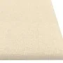 Wall panels 12 pcs cream fabric 60x15 cm 1.08 m² by vidaXL, Wall covering - Ref: Foro24-343816, Price: 45,11 €, Discount: %