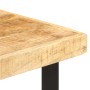 Mesa de bar madera maciza de mango rugosa 60x60x107 cm en Mesas de comedor | Comprar online en Foru.es