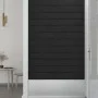 Paneles de pared 12 uds terciopelo negro 60x15 cm 1,08 m² de vidaXL, Recubrimiento de paredes - Ref: Foro24-343840, Precio: 4...