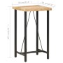 Mesa de bar madera maciza de mango rugosa 60x60x107 cm en Mesas de comedor | Comprar online en Foru.es