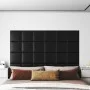 Wandpaneele 12 Stück schwarzes Kunstleder 30x30 cm 1,08 m² von vidaXL, Wandverkleidung - Ref: Foro24-343799, Preis: 43,26 €, ...
