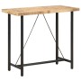 Mesa de bar madera maciza de mango rugosa 120x58x107 cm en Mesas de comedor | Comprar online en Foru.es
