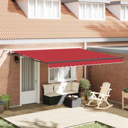 Tela de toldo con Rojo 400 x 350 cm Poliéster en Toldos | Comprar online en Foru.es