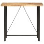 Mesa de bar madera maciza de mango rugosa 120x58x107 cm en Mesas de comedor | Comprar online en Foru.es
