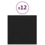 Paneles de pared 12 uds tela negro 30x30 cm 1,08 m² de vidaXL, Recubrimiento de paredes - Ref: Foro24-343796, Precio: 38,80 €...