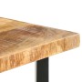 Mesa de bar madera maciza de mango rugosa 120x58x107 cm en Mesas de comedor | Comprar online en Foru.es