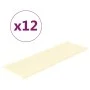 Paneles de pared 12 uds cuero sintético crema 90x30 cm 3,24 m² by vidaXL, Wall covering - Ref: Foro24-344003, Price: 79,32 €,...