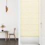 Paneles de pared 12 uds cuero sintético crema 90x30 cm 3,24 m² de vidaXL, Recubrimiento de paredes - Ref: Foro24-344003, Prec...
