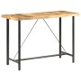 Mesa de bar madera maciza de mango rugosa 150x70x107 cm en Mesas de comedor | Comprar online en Foru.es